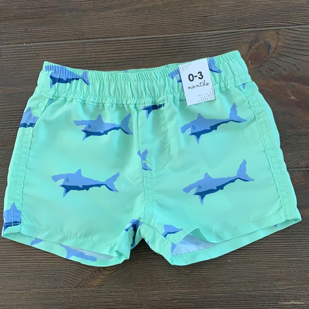 Baby Shark Swim Trunks by Cotton On